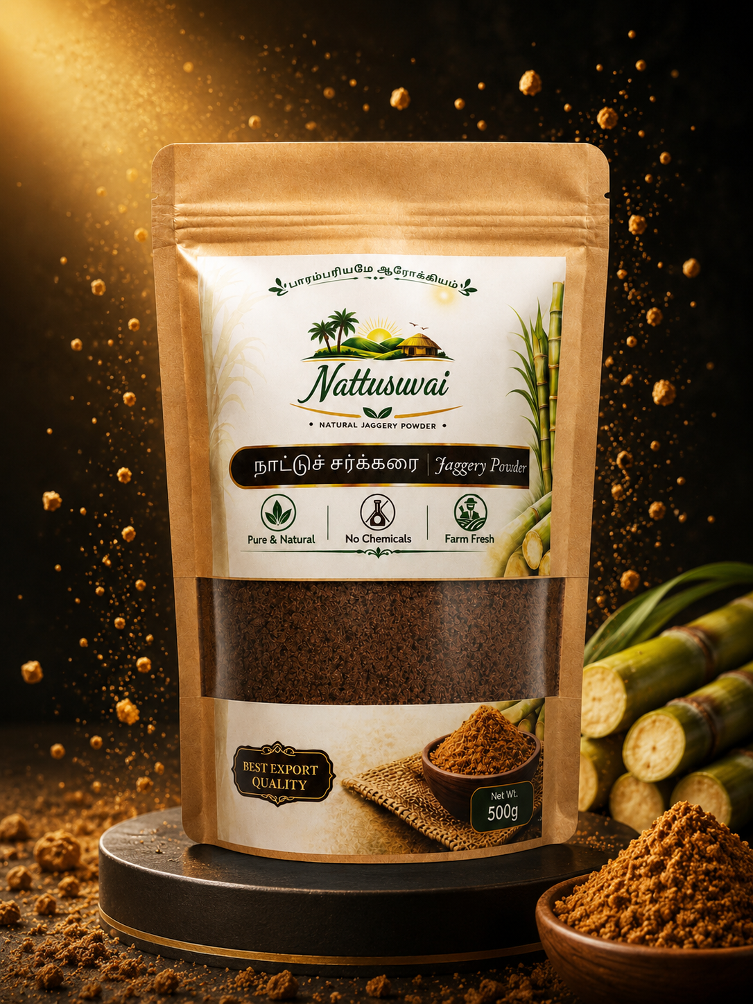Nattusuvai Natural Jaggery Powder